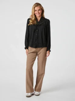 Minnie Deco Blouse Black