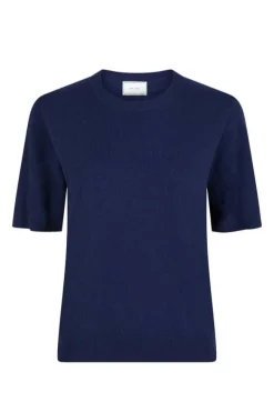 Missy Knit Tee Navy