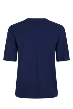 Missy Knit Tee Navy