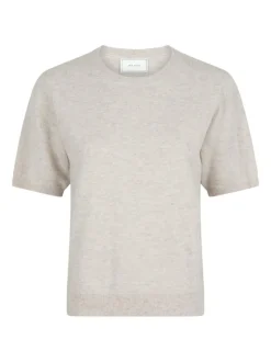 Missy Knit Tee Sand Melange