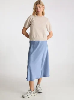 Missy Knit Tee Sand Melange