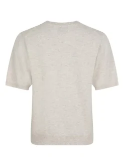 Missy Knit Tee Sand Melange