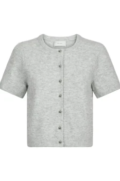 Mitta Knit Cardigan Grey Melange