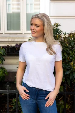 Myessential Ss O-Neck Tee Bright White