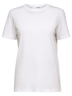 Myessential Ss O-Neck Tee Bright White