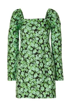 Natalie Ls Short Dress Black Aop