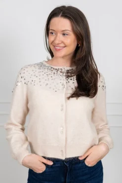 Ninellapw Cardigan French Oak Melange