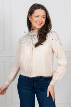 Ninellapw Cardigan French Oak Melange