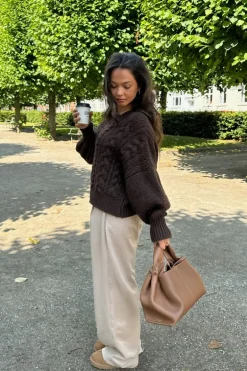 Nora Sweater Chocolate Brown
