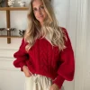 Nora Sweater Red