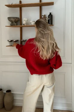 Nora Sweater Red