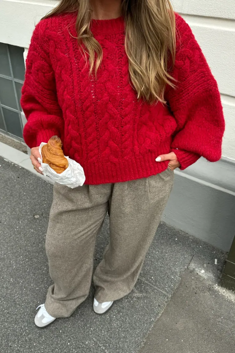 Nora Sweater Red