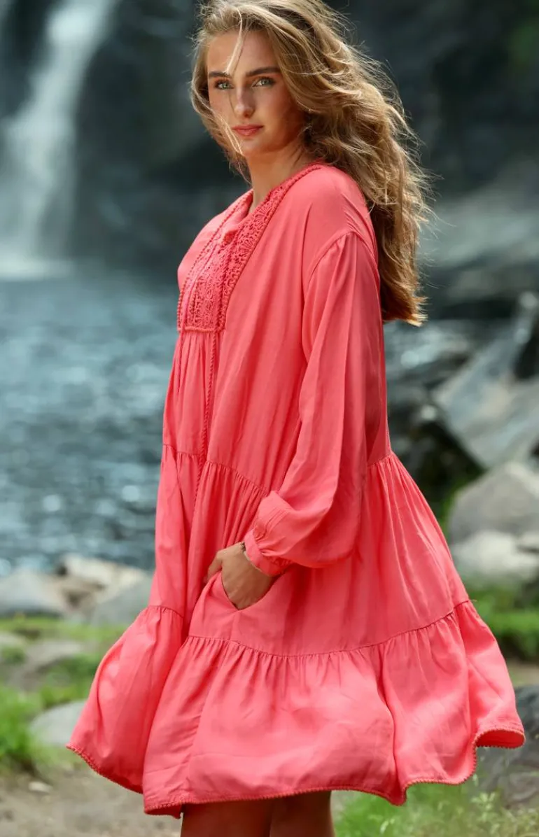 Olivoa Dress Georgia Peach