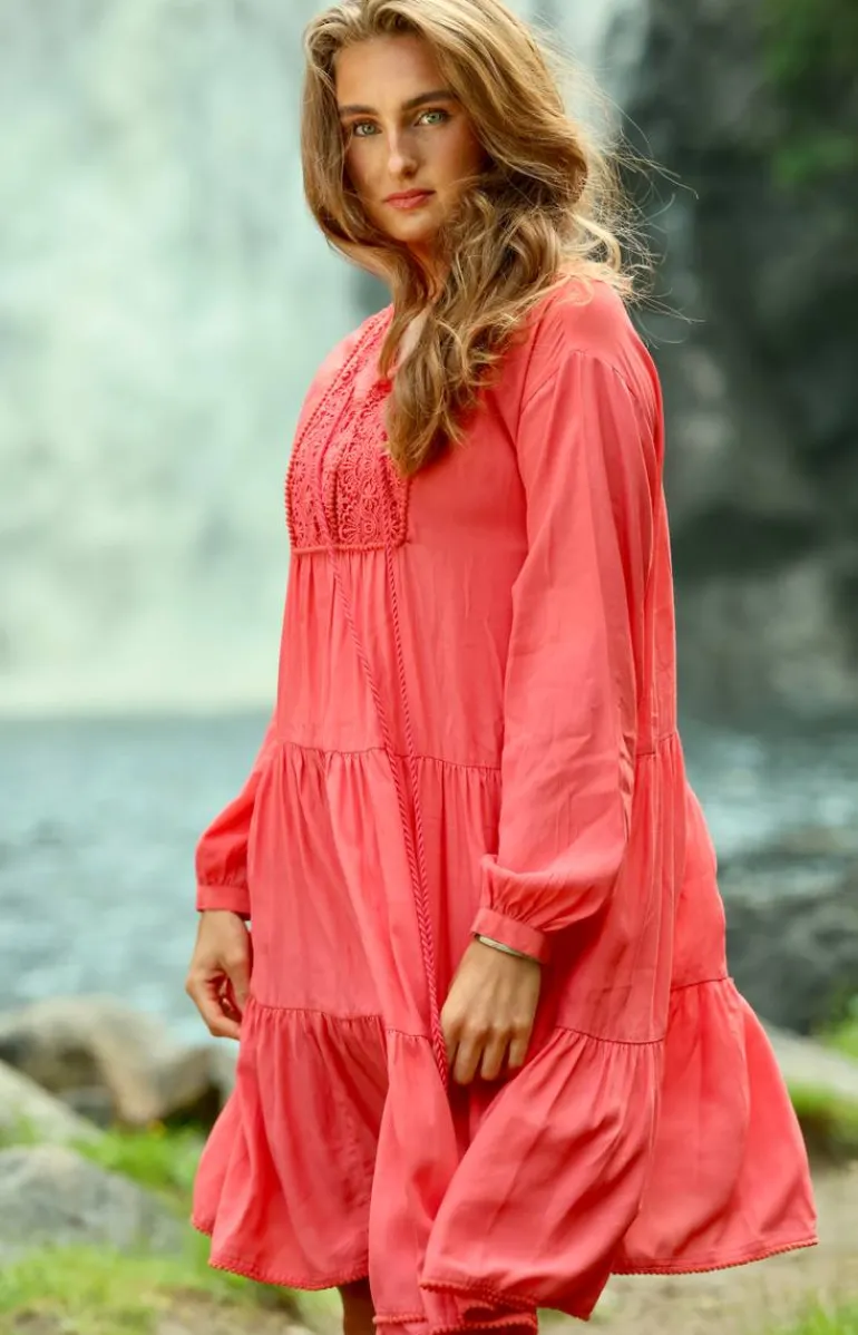 Olivoa Dress Georgia Peach