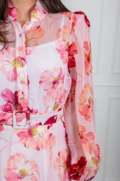 Organza Belt Dress Romance