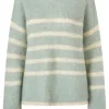 Ovalis Knit T-Neck Slate Green
