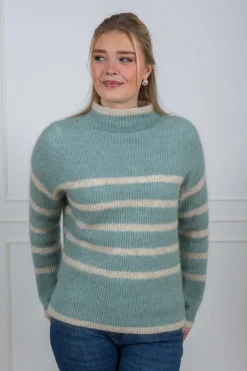 Ovalis Knit T-Neck Slate Green