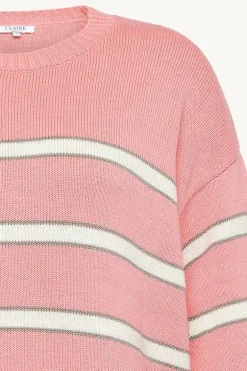 Palina Stripe Pullover Ivory