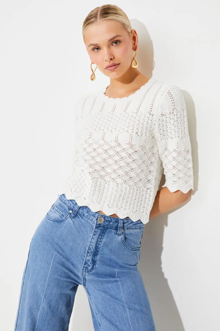 Panach Pull Blanc Casse