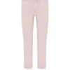 Piper Cropped Denim Seam Pink Sorbet