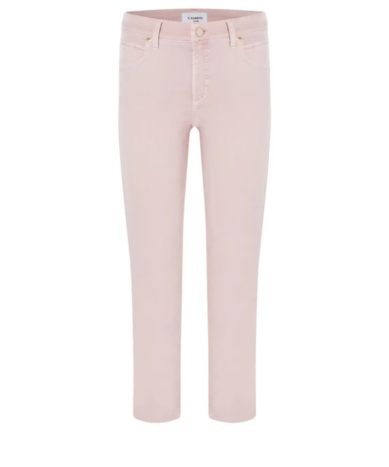 Piper Cropped Denim Seam Pink Sorbet