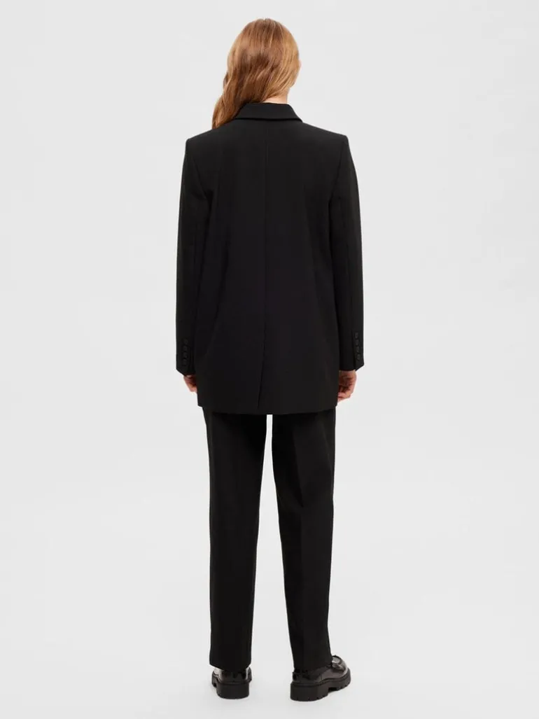Rita Ls Relaxed Blazer Black