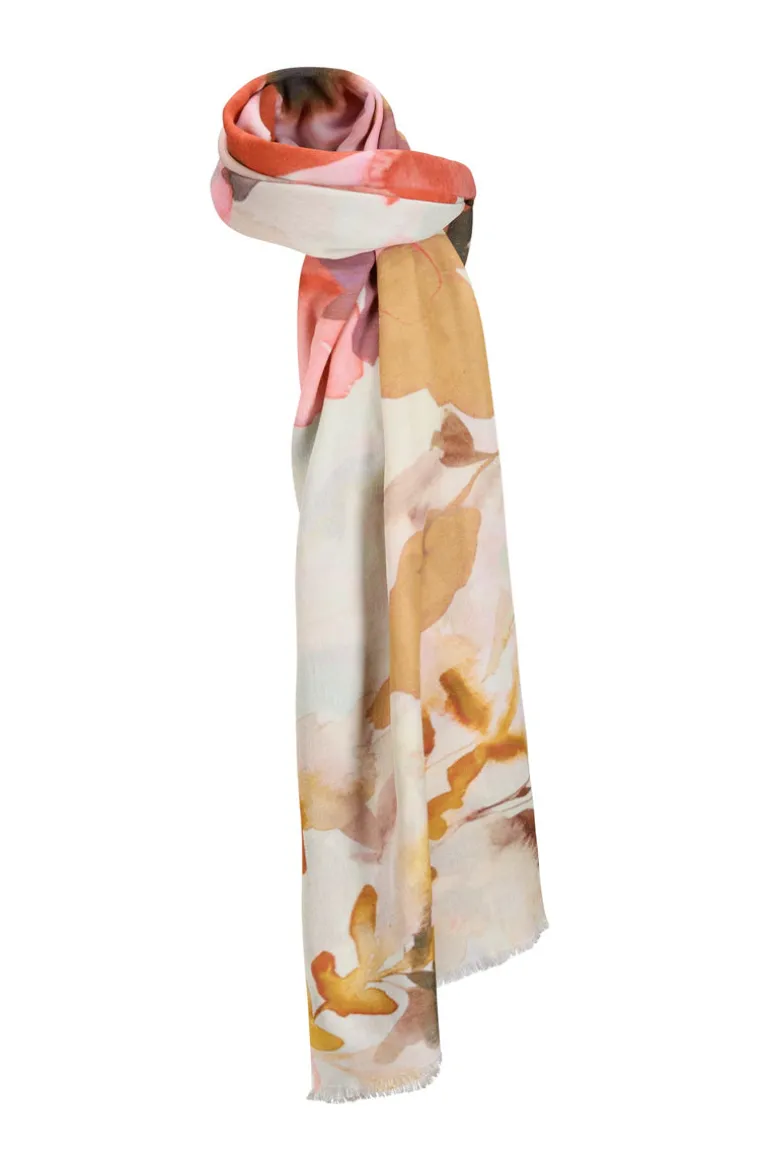 Riviera Scarf Beige Multi
