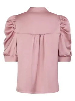 Roella Heavy Sateen Blouse Evening Rose