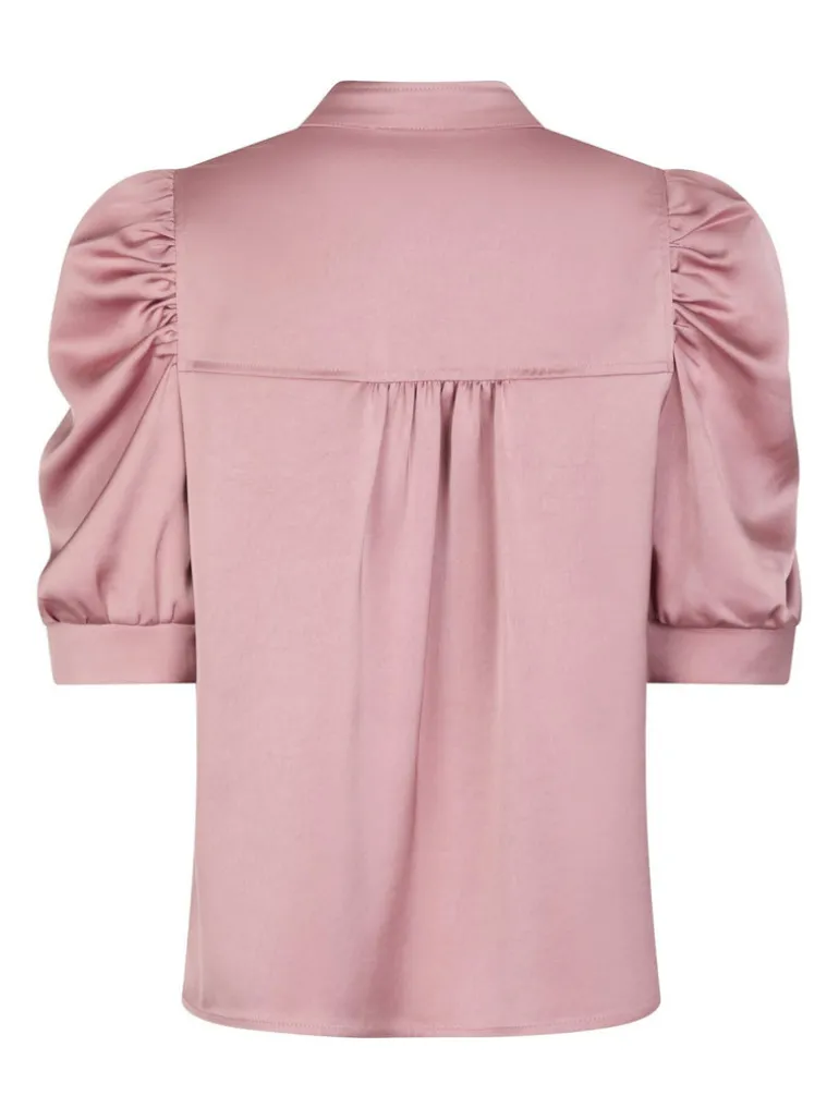 Roella Heavy Sateen Blouse Evening Rose