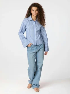 Rosa Stripe Shirt Blue
