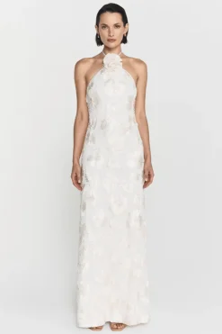 Rose Dress Ivory