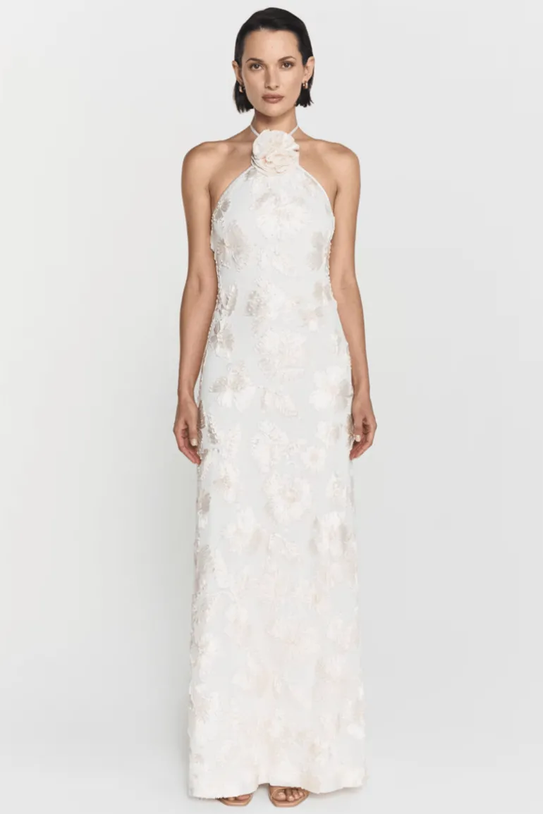 Rose Dress Ivory
