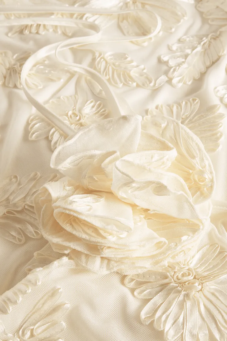 Rose Dress Ivory