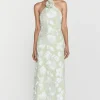 Rose Dress Pale Green