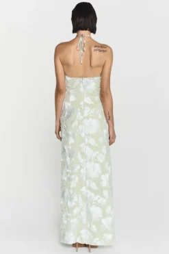 Rose Dress Pale Green