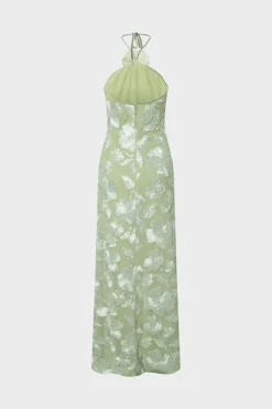 Rose Dress Pale Green