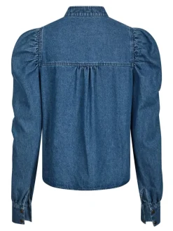 Rosslyn Denim Blouse Blue