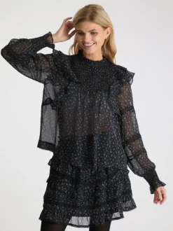 Sarna Mini Rose Blouse Black