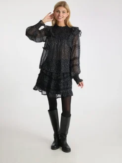Sarna Mini Rose Blouse Black