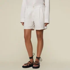 Saya Shorts Ecru Rinse