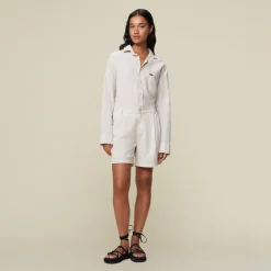 Saya Shorts Ecru Rinse