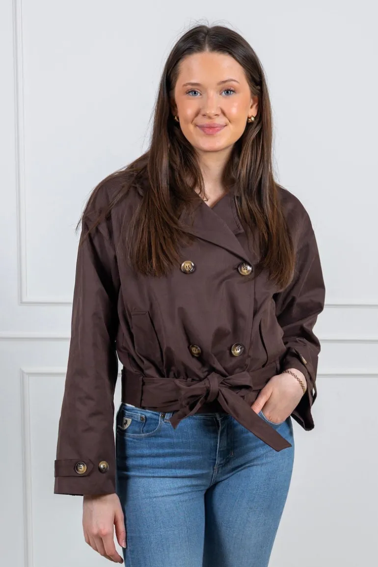 Sia F Jacket Chocolate Brown