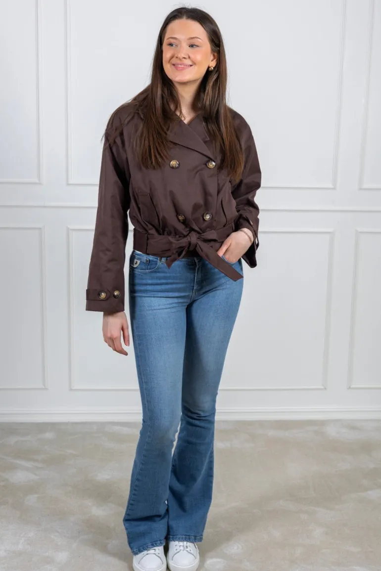 Sia F Jacket Chocolate Brown