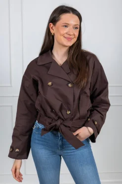 Sia F Jacket Chocolate Brown