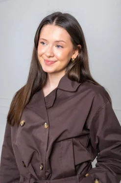 Sia F Jacket Chocolate Brown