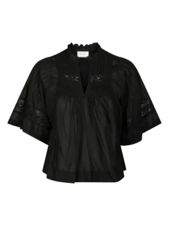 Siama S Voile Blouse Black