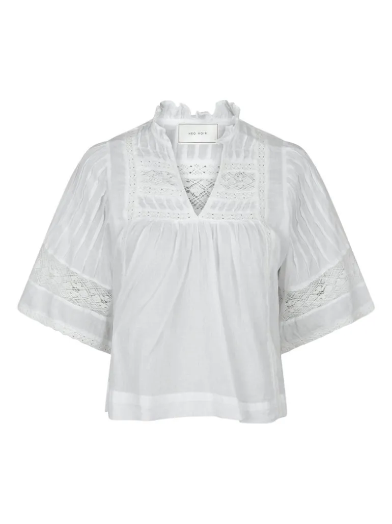 Siama S Voile Blouse White