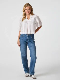 Siama S Voile Blouse White