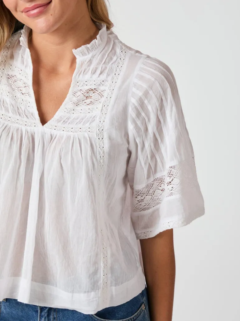 Siama S Voile Blouse White
