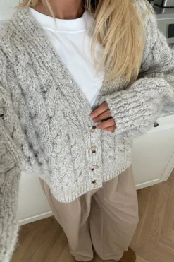 Siggaic Cardigan Light Greige